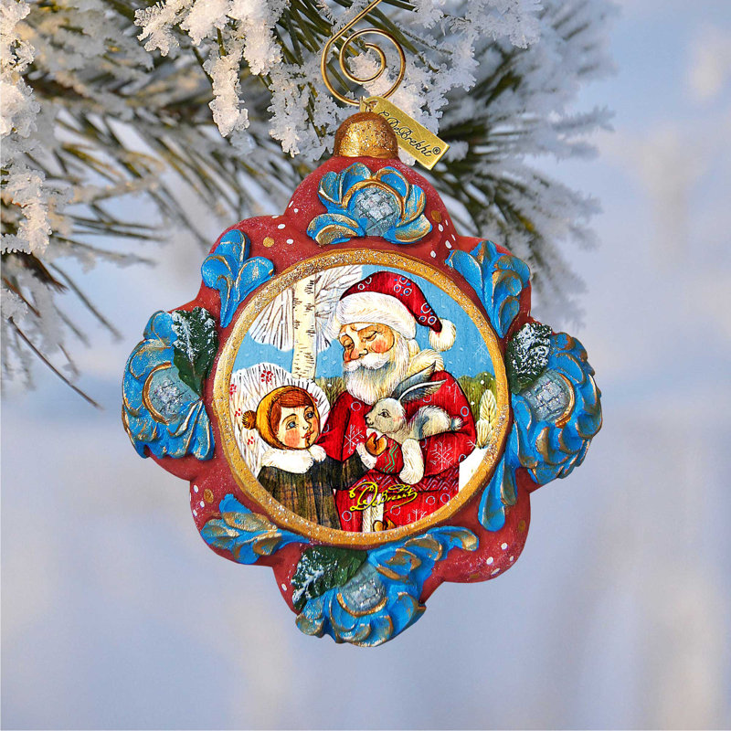 Ornament Derevo Collection, Père Noël avec garçon