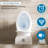 1.1/1.6 GPF Dual-Flush Toilet With Siphonic S-Trap-124986424
