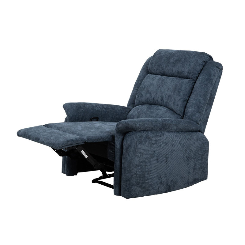 Ladeana 86cm Wide Standard Recliner, Blue