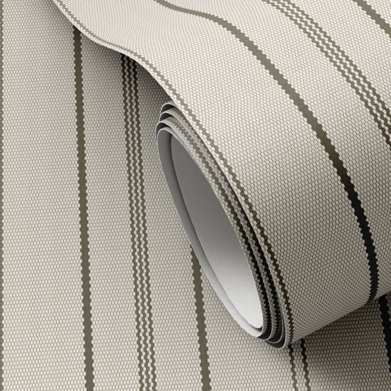 Striped Terralon Wallpaper Roll by Getty Images, Olive II
