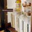 French style light luxury bookcase