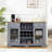 Farmhouse Liquor Cabinet Bar Cabinet