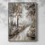 Into the Woods, reproduction encadrée - bois massif 48028-2146515497