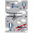 Haveman Light Gray/Red Area Rug-321442287