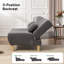 86.6'' 3-Level Adjustable Chenille Reversible L-Shaped Sectional-419267789