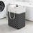 Large Capacity Foldable Fabric Laundry Hamper With Long Handles And Lantern Design, Multipurpose Storage Bin For Home, Dorm Or Commercial Use, 100L-1755599657-1755599663