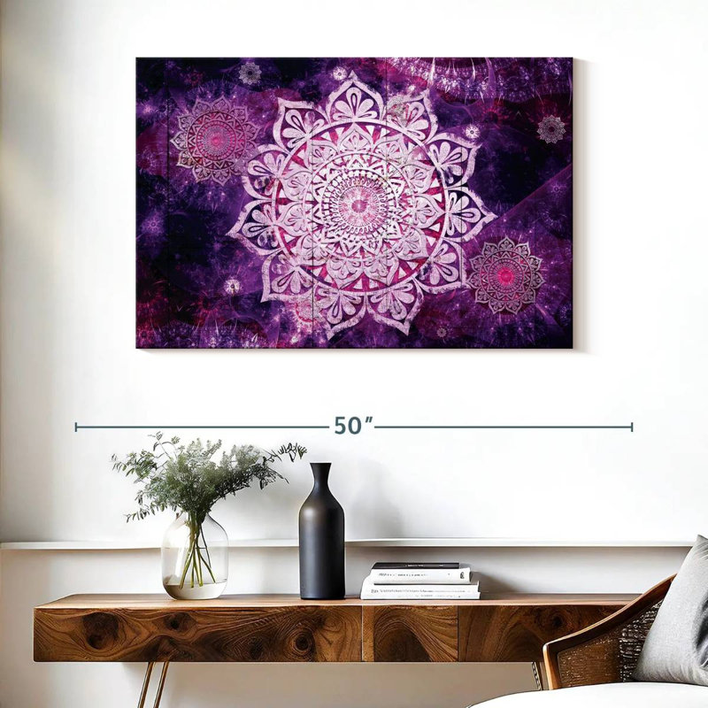 Symbole du mandala cosmique Kerner, H 26 po x l 39 po