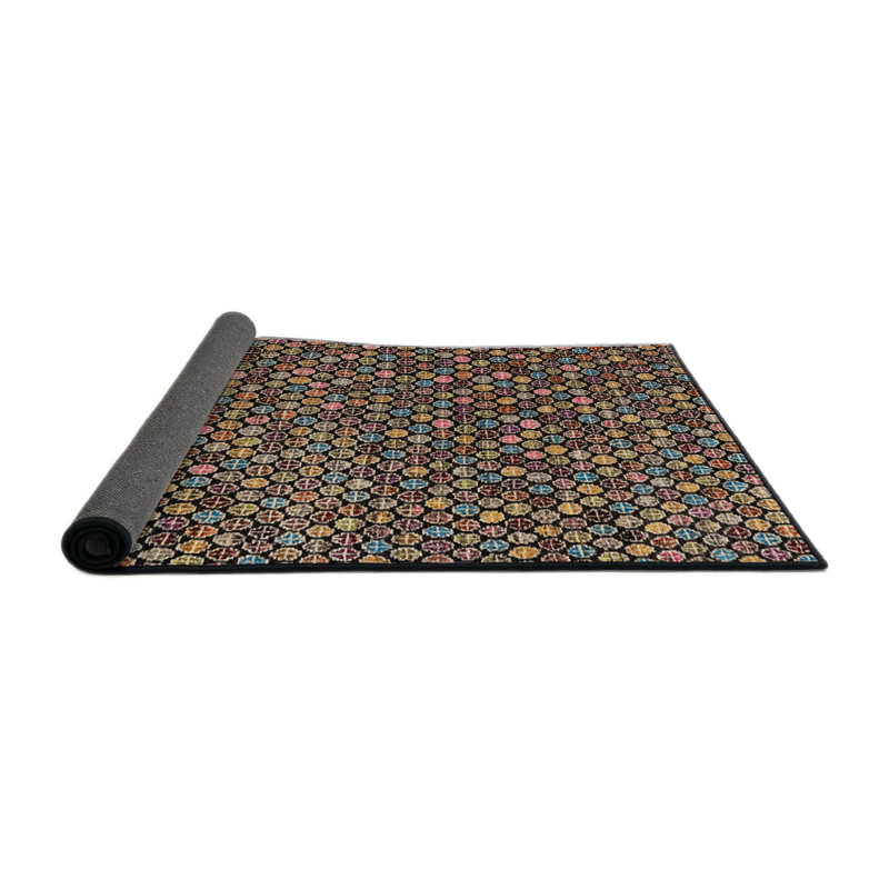 Abstract Indoor Rug, Round 4'