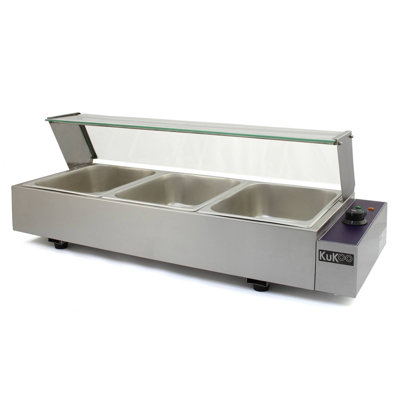 Penelope 17 L 3 Pan Wet Well Bain Marie