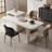 Simple Cream Style Off-white Dining Table