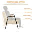 Chaise longue en velours 26,3 po-1428623172