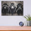 Art mural en métal luxueux «Three Wize Monkeys» par Andreas Magnusson-106414967