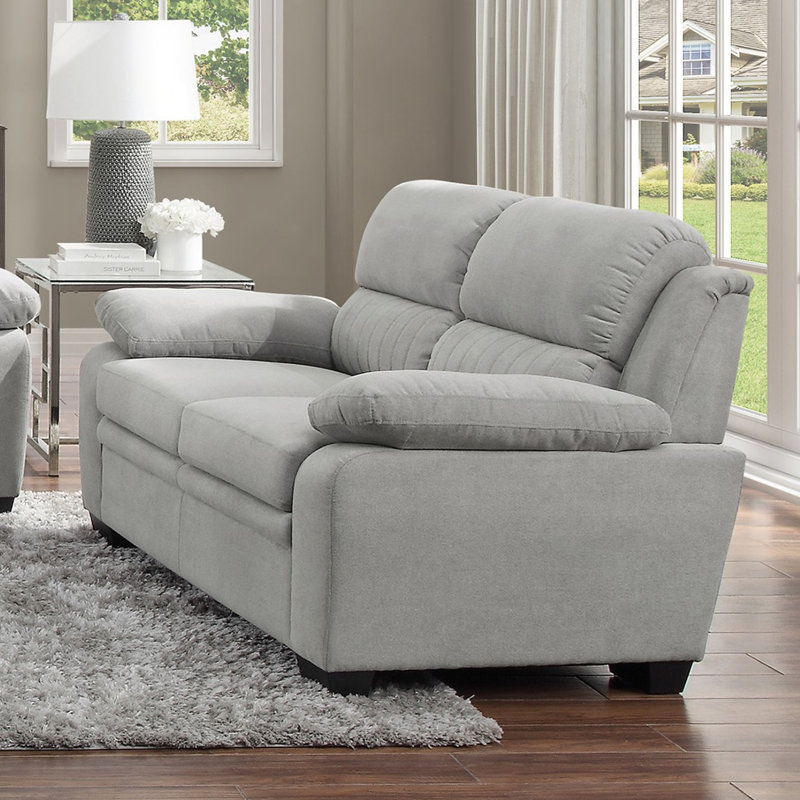 Causeuse moelleuse et confortable 1pc Gris, Gris