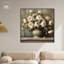 Art floral glamour sur toile ivoire Bouquet-105593606-105593611