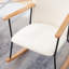 Chaise berçante, chaise d'appoint, chaise rembourrée avec dossier haut-939816055