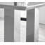 Edzard Double Pedestal High Gloss Dining Table Set with 6 Soft Touch Faux Leather Dining Chairs-52600528-52600530