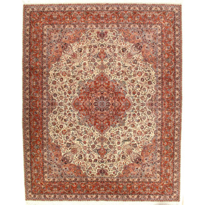 Oriental Area Rug in Ivory