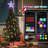 Christmas Tree Topper, 9" Lighted Christmas Tree Topper Star KBG LED 20 Light Modes Colour Changing USB Powered With Versatile Remote Controller For Xmas Decorations
