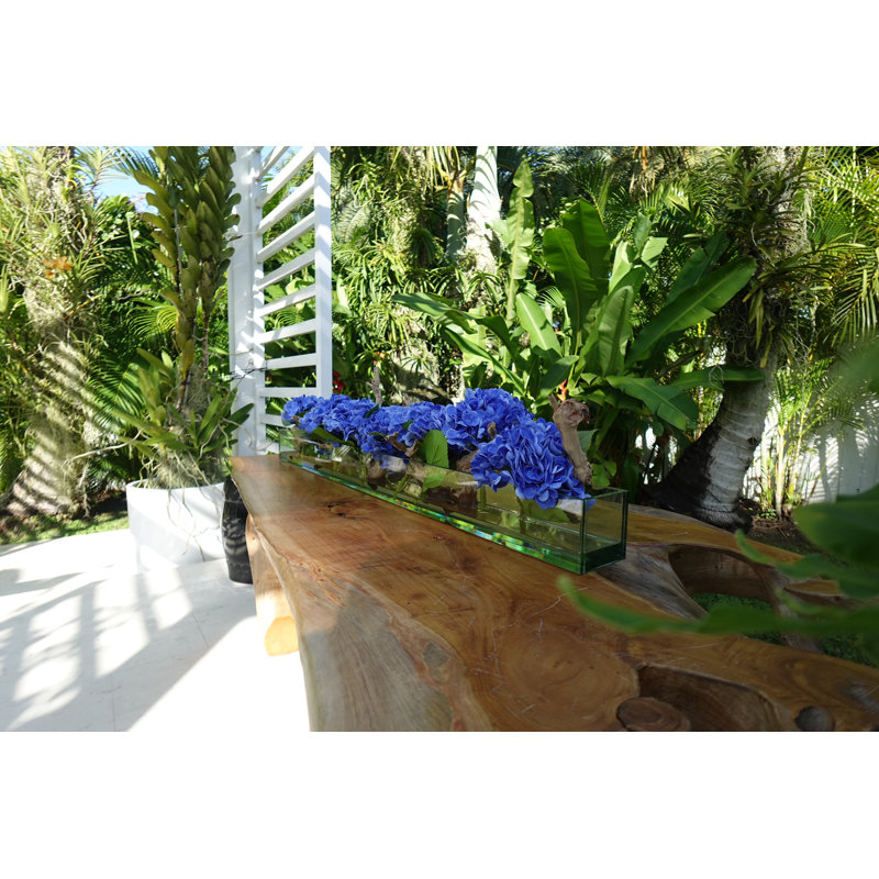 Hydrangeas and Driftwood in Vase