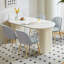Chaise d'appoint empilable en velours-475028185