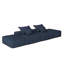 Canapé modulaire modulaire avec repose-pieds-864451315