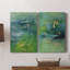 Toile tendue Peaceful Diptych I-Premium Gallery - prête à être accrochée-1439922233