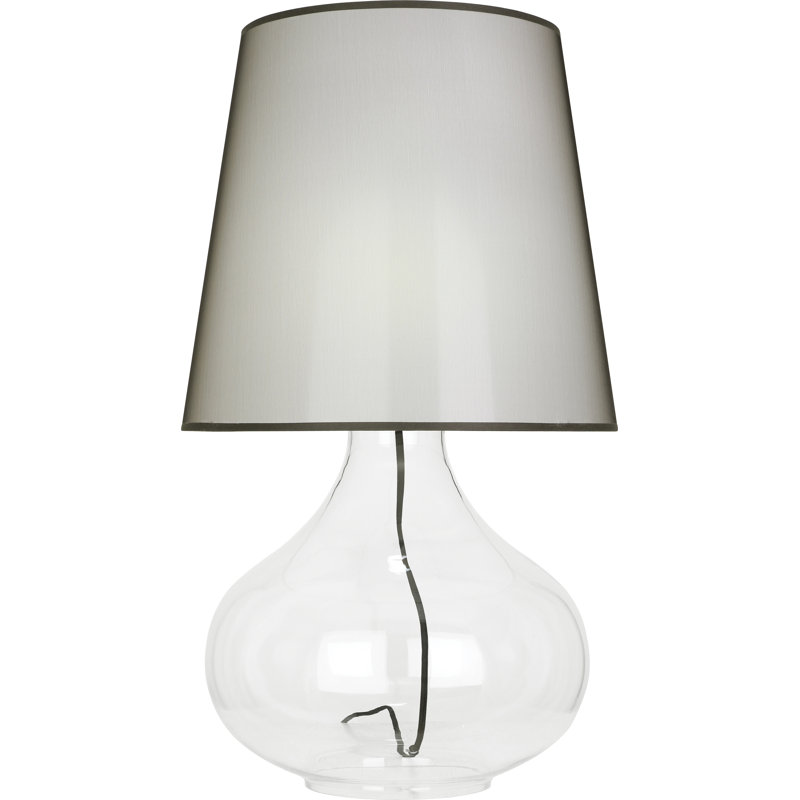June Table Lamp, Black, 23.5" H x 11.38" W x 15" D