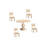 Josiane Round Solid Wood Dining Table-1791070554