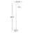 Darien 68.5'' Black Arched Floor Lamp