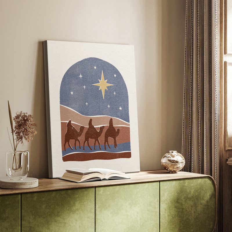 Boho Nativité II - galerie sur mesure, H 60 po x l 40 po