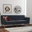 Mirrabooka Twin 204.5cm Upholstered Convertible Sofa-370151065