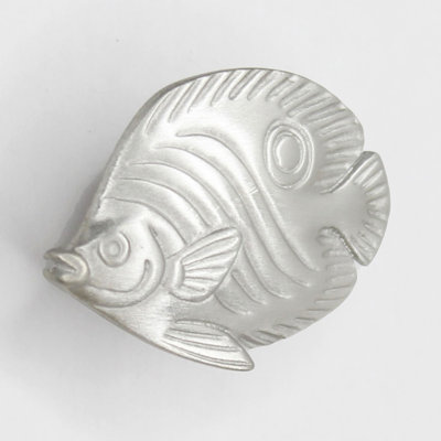 2" Butterfly Fish Left Facing Knob