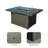Lois Rectangle Aluminum Propane Fire Pit-93738264