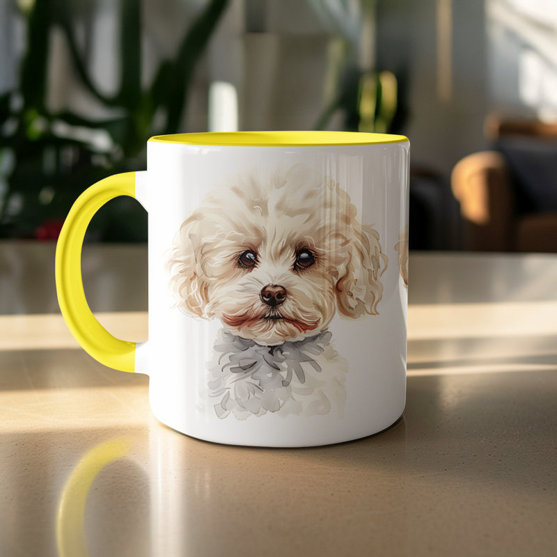 Mug, Yellow, 2