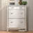 White Solid wood Shoe Storage