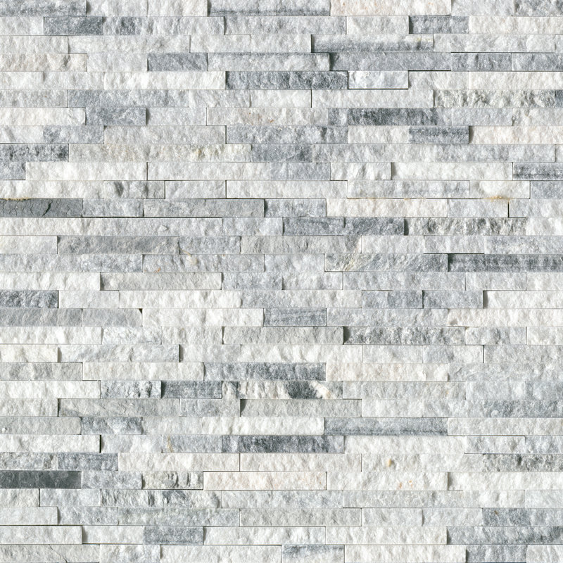 Carreau de mosaïque en marbre et mosaïque 12 po x 13 po Hana Alloy