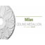 Médaillon de plafond 24 po x 24 po x 3 po x P 1 po (pour baldaquins jusqu'à 4 5/8 po)-28583870