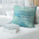 Housse de coussin en lin inspiré de faux gemme