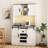 Kitchen Pantry Cabinet With Sliding Barn Door