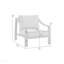 Chaise d'extérieur en aluminium noir et gris foncé