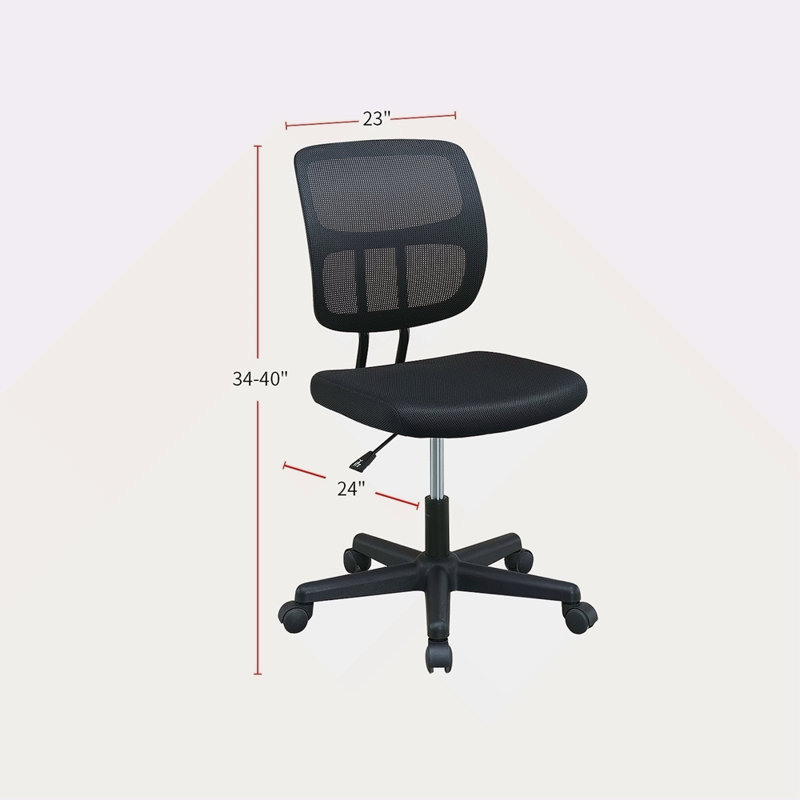 Chaise de bureau réglable en filet
