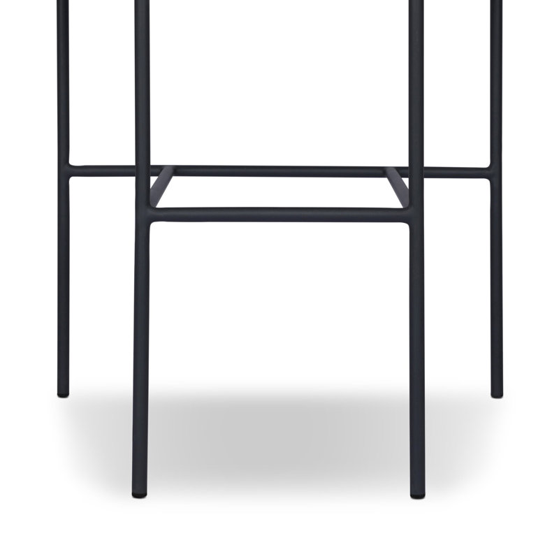 Carrie Outdoor Bar Stool, Beige, 30", Brown