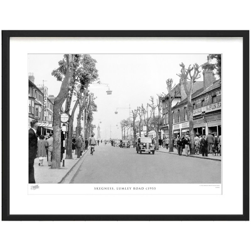 Skegness, Lumley Road C1955 by Francis Frith - Single Picture Frame Print, 40cm H x 50cm W x 2.3cm D