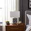 Lampe en marbre 22 po gris Latium
