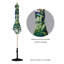Parasol avec manivelle Stoecker 108