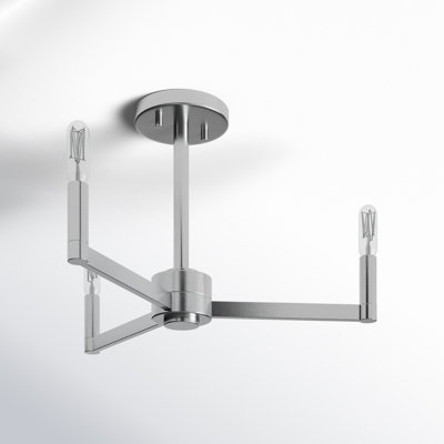 Plafonnier semi-encastré 3 lumières 20 po Patoma