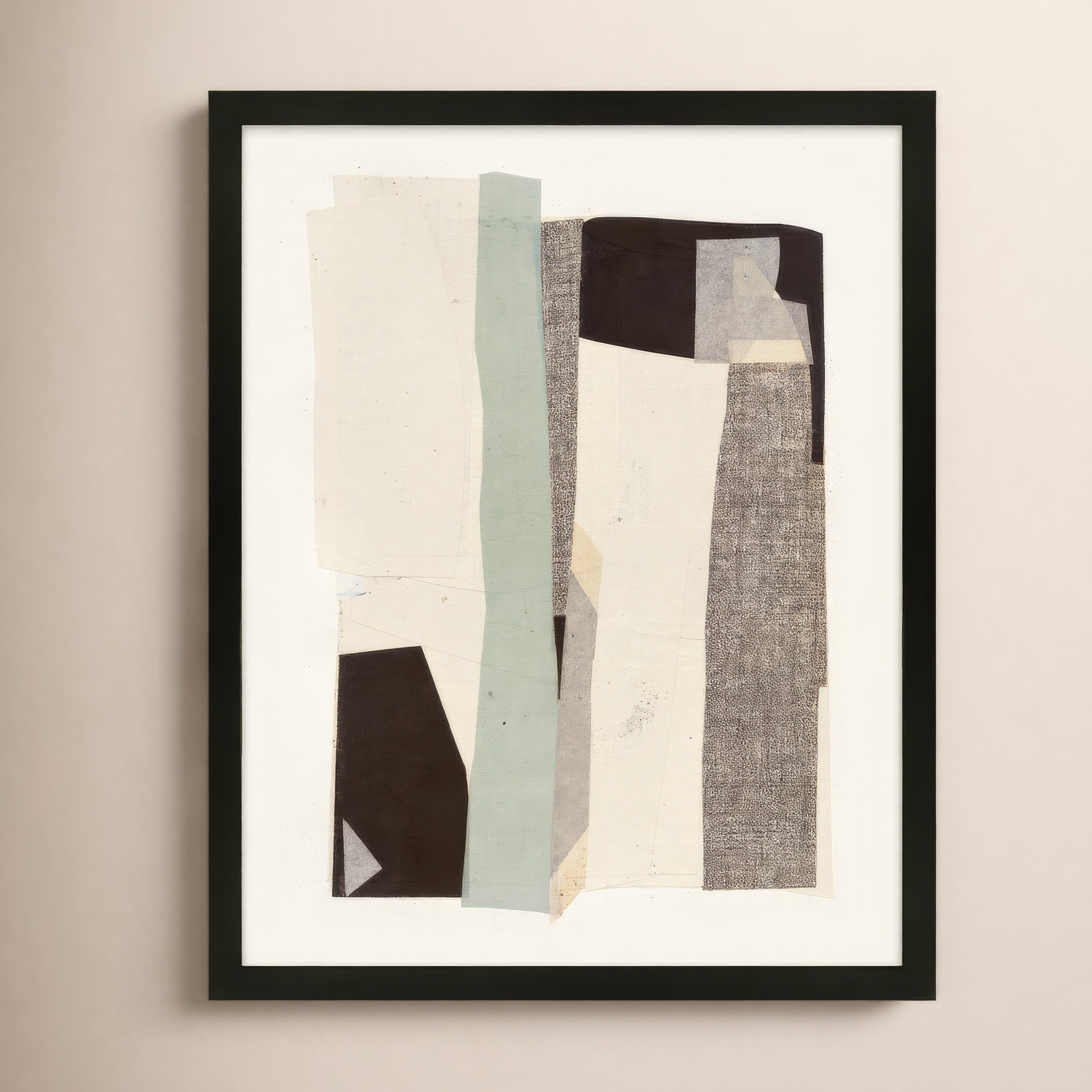 Lise "This Way to Spring" Painting, Black, 30" H x 24" W x 1.25" D