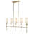 Hayse 5 - Light Dimmable Linear Chandelier-940876985