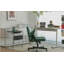 Chaise de bureau Criss Cross Accoudoir avec roulettes - Revêtement en velours moderne-1493304723