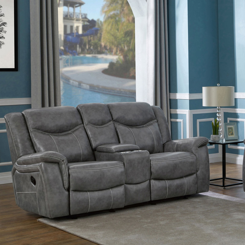 Causeuse avec rangement Carmen Cool Grey